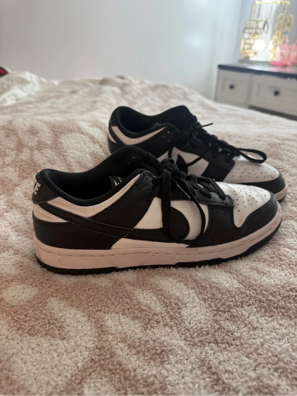 Nike Black and White Low-Top Sneakers